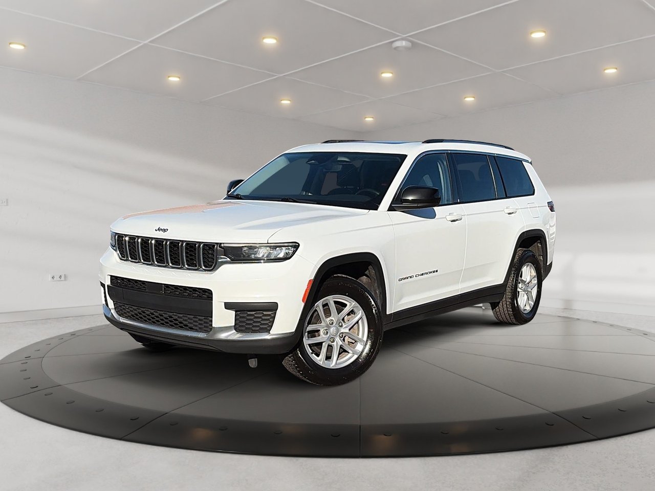 Bright White 2021 Jeep Grand Cherokee L SUV / Crossover Four-Wheel Drive Automatic