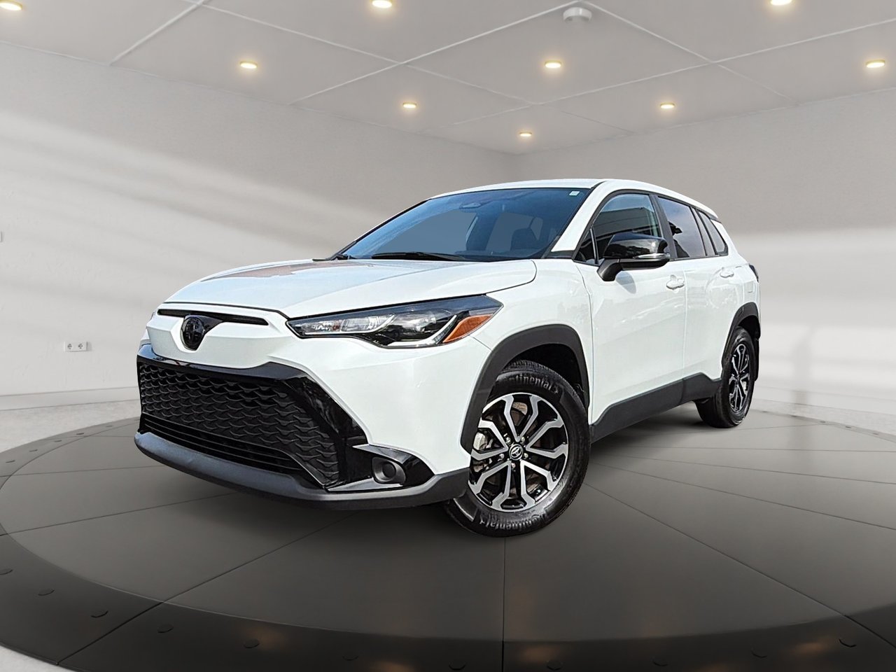 White (Wind Chill Pearl) 2025 Toyota Corolla Cross Hybrid SUV / Crossover All-Wheel Drive Automatic