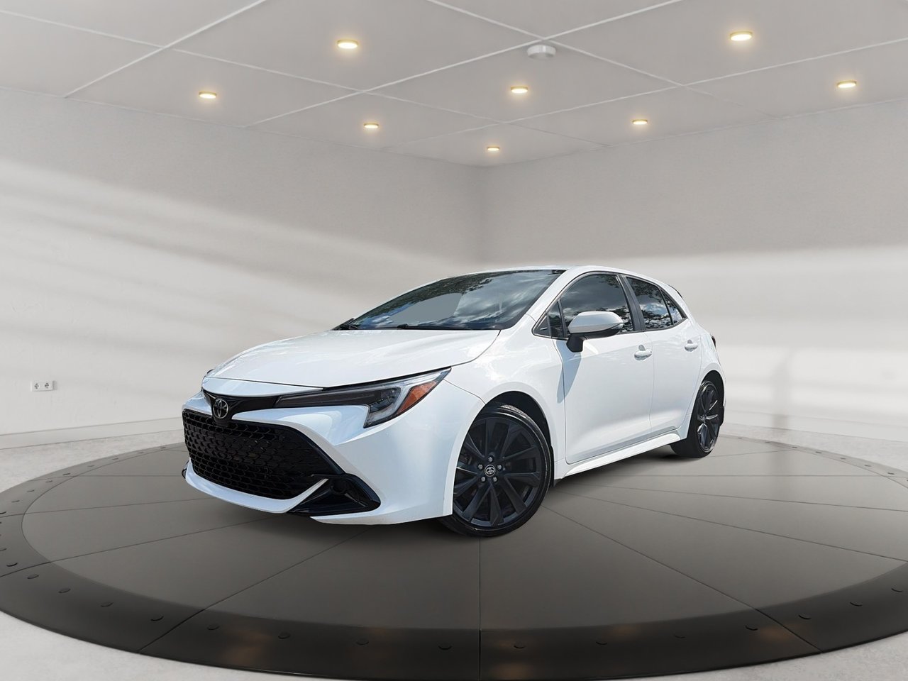 White (Wind Chill Pearl) 2023 Toyota Corolla Hatchback Hatchback Continuously Variable Transmission