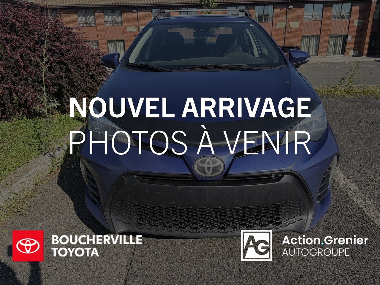 Blue 2017 Toyota Corolla Sedan Front-Wheel Drive Manual