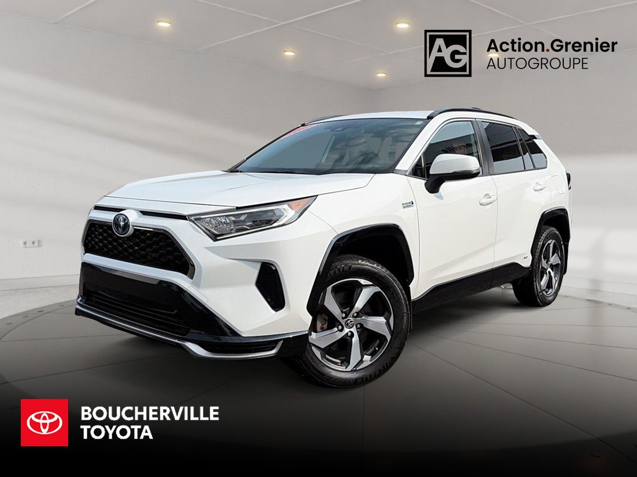 White 2021 Toyota RAV4 Prime SUV / Crossover All-Wheel Drive Continuously Variable Transmission