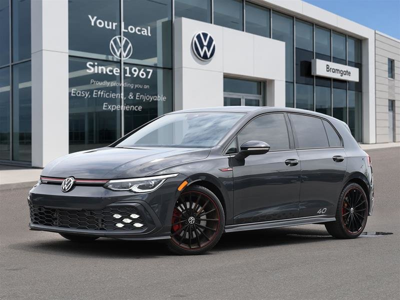 Gray (Urano Grey with black roof) 2023 Volkswagen Golf GTI 40th Anniversary Edition FWD Hatchback Front-Wheel Drive Automatic