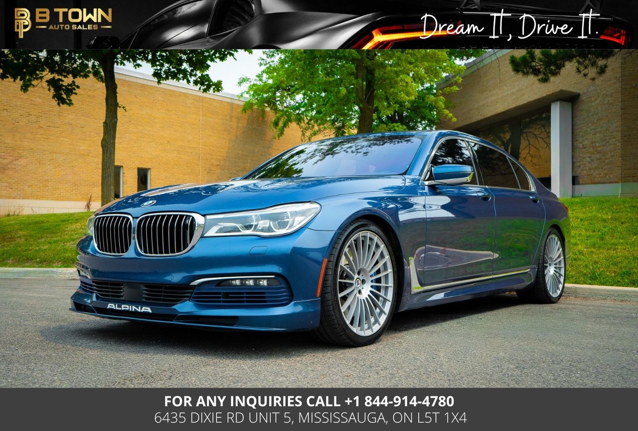 ALPINA Blue Metallic 2017 BMW 7 Series Sedan All-Wheel Drive Automatic