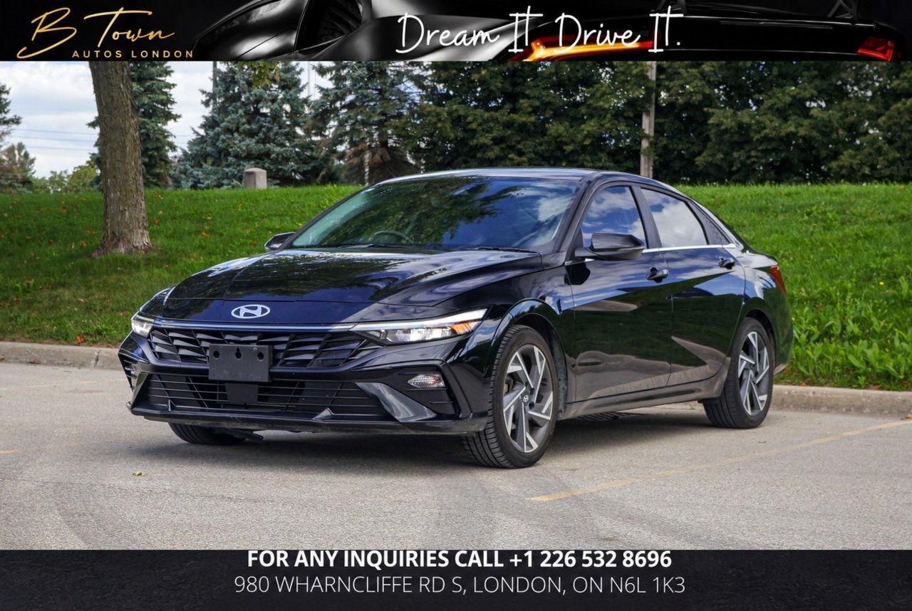 Abyss Black 2024 Hyundai Elantra Sedan Automatic