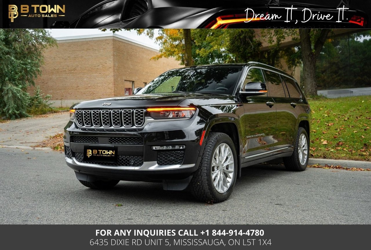 Diamond Black Crystal Pearl 2021 Jeep Grand Cherokee L SUV / Crossover Four-Wheel Drive Automatic