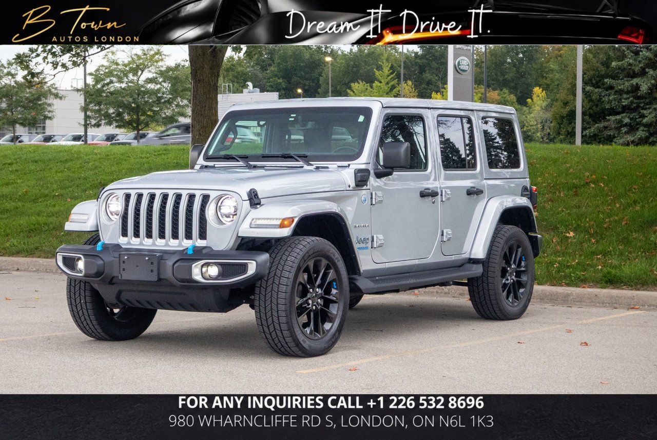 Silver 2022 Jeep Wrangler 4xe SUV / Crossover Four-Wheel Drive Automatic