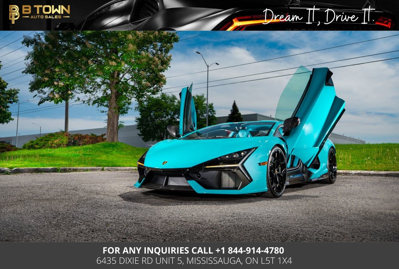 Blue 2025 Lamborghini Revuelto AWD Coupe All-Wheel Drive Automatic