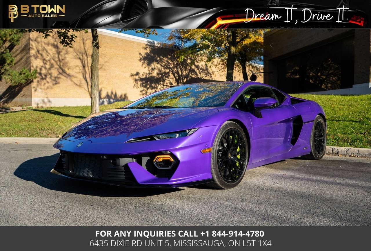 Purple 2026 Lamborghini Temerario Coupe All-Wheel Drive Automatic