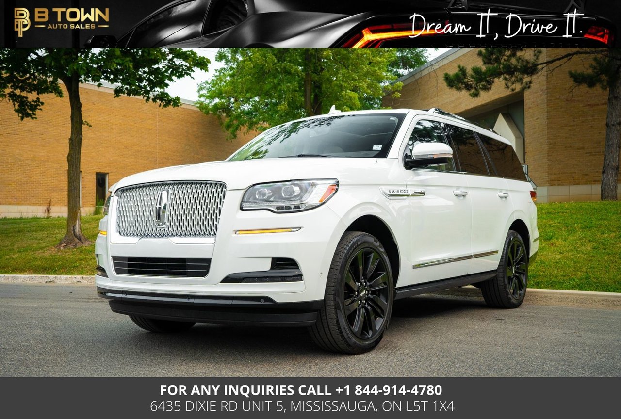 Pristine White 2024 Lincoln Navigator SUV / Crossover Four-Wheel Drive Automatic