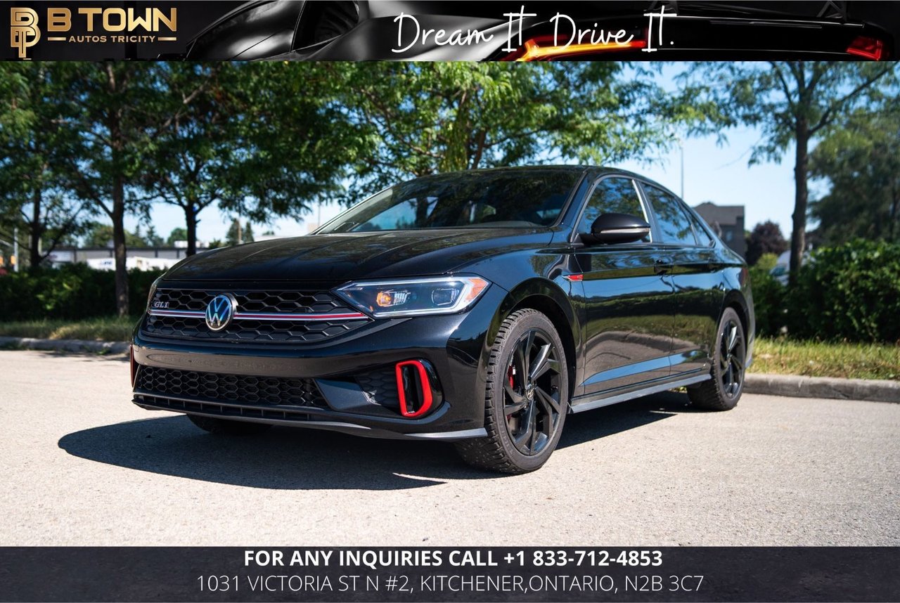Black 2024 Volkswagen Jetta GLI Sedan Front-Wheel Drive Automatic