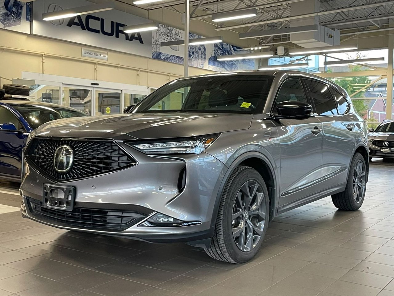 Liquid Carbon Metallic 2024 Acura MDX SUV / Crossover All-Wheel Drive Automatic