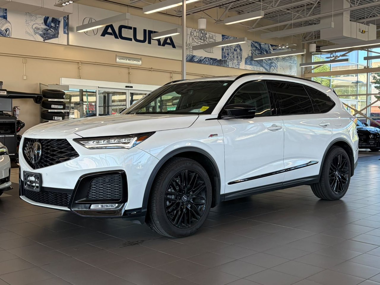 White 2025 Acura MDX SUV / Crossover  Automatic