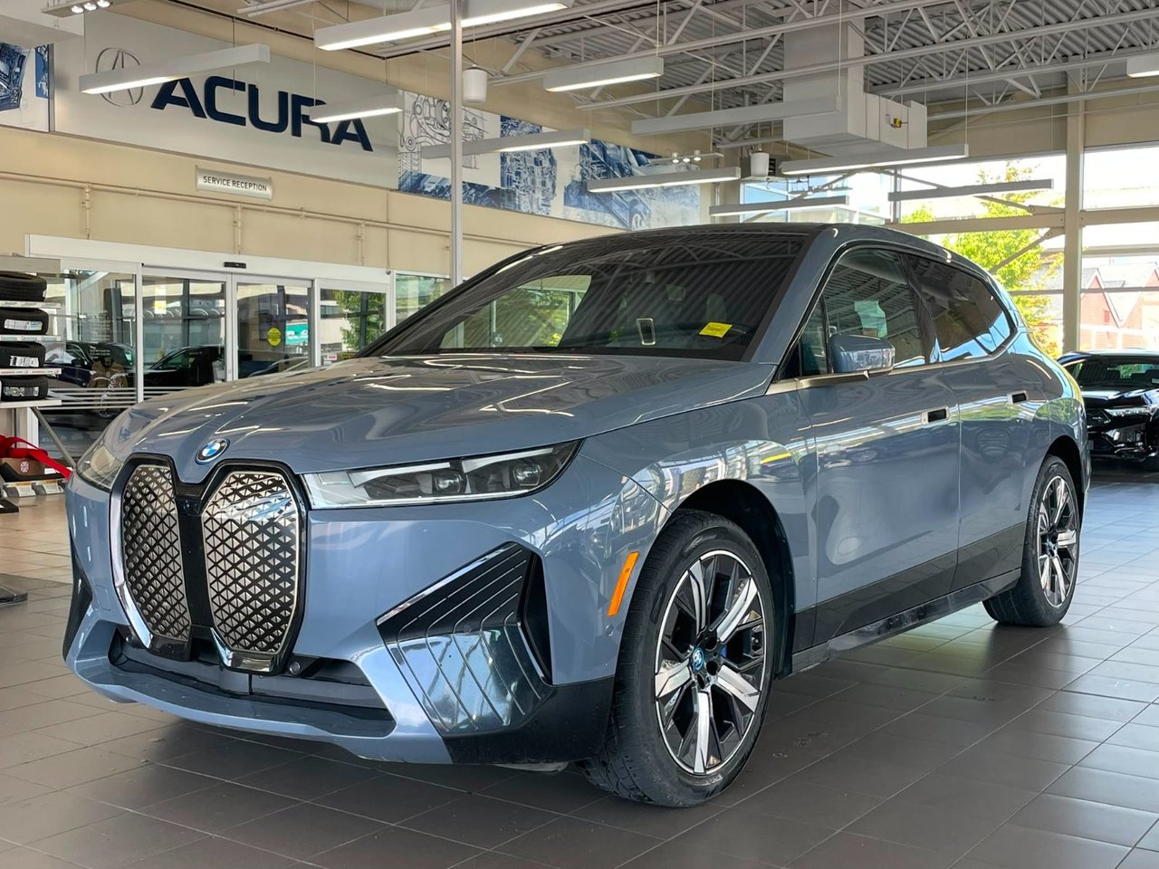 Blue 2024 BMW iX SUV / Crossover All-Wheel Drive Automatic