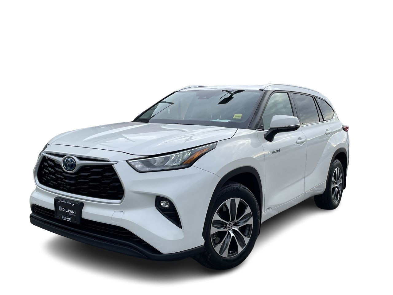 White 2021 Toyota Highlander Hybrid SUV / Crossover All-Wheel Drive Automatic