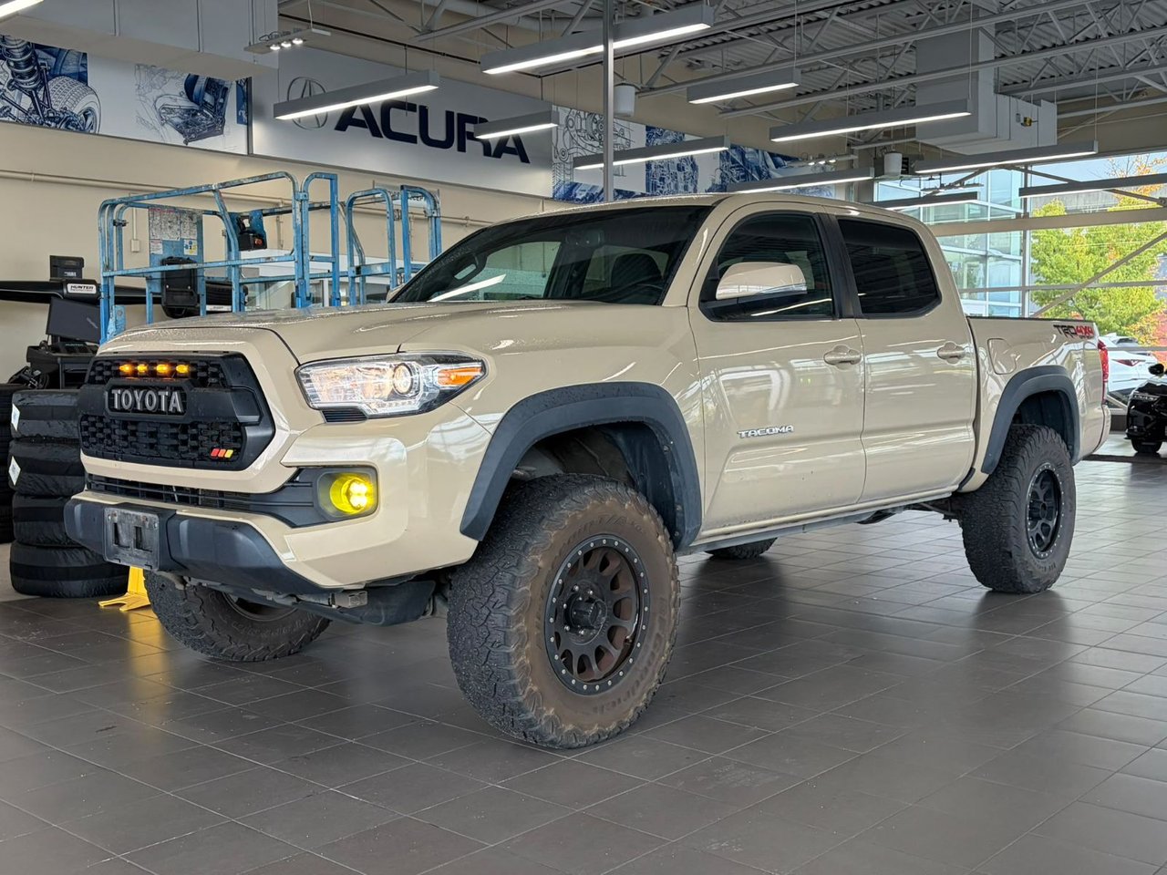 Sand 2017 Toyota Tacoma Pickup Truck Four-Wheel Drive Automatic