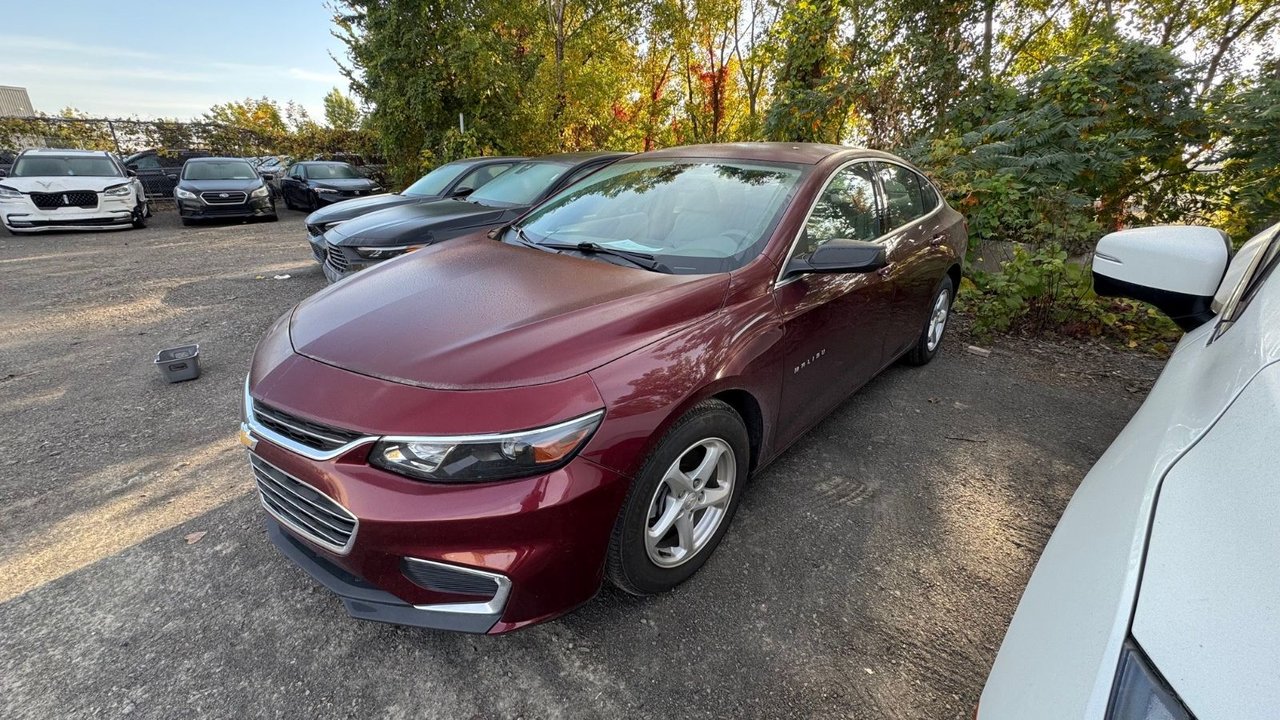 Red 2016 Chevrolet Malibu Sedan Front-Wheel Drive Automatic