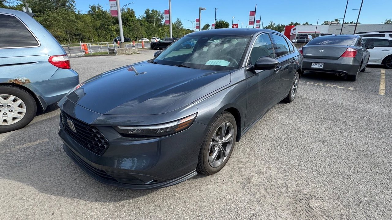 Black (CHARCOAL) 2023 Honda Accord Sedan Front-Wheel Drive Continuously Variable Transmission