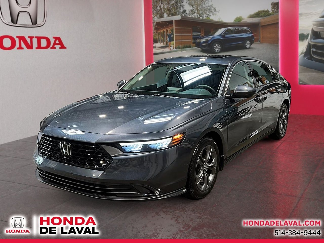 Black (CHARCOAL) 2023 Honda Accord Sedan Front-Wheel Drive Continuously Variable Transmission