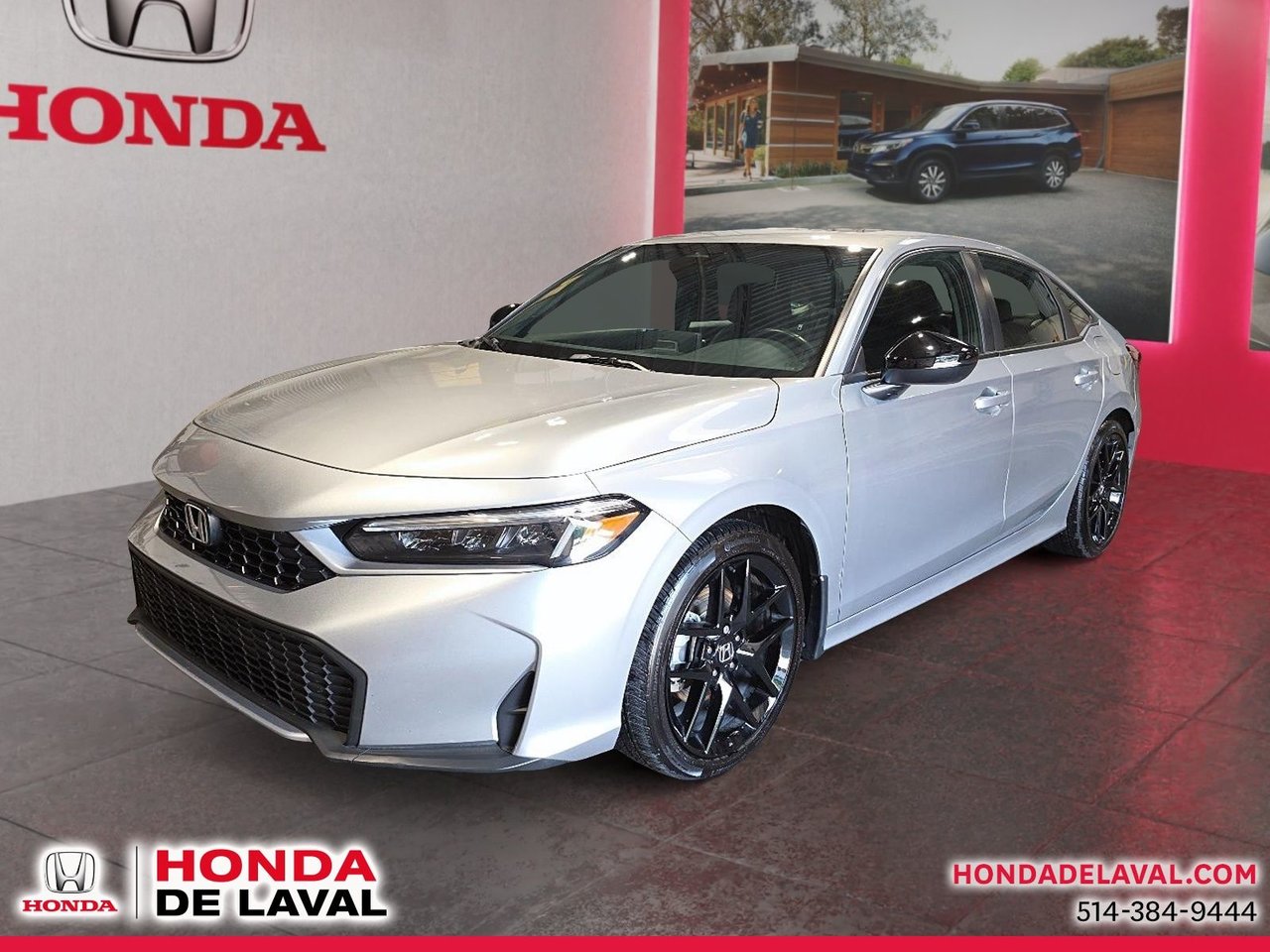Silver 2025 Honda Civic Hybrid Front-Wheel Drive