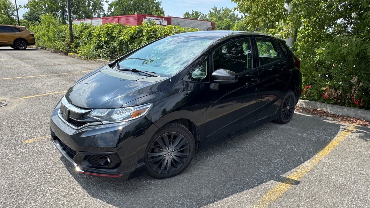 CRYSTAL BLACK PEARL 2019 Honda Fit Hatchback Front-Wheel Drive Continuously Variable Transmission