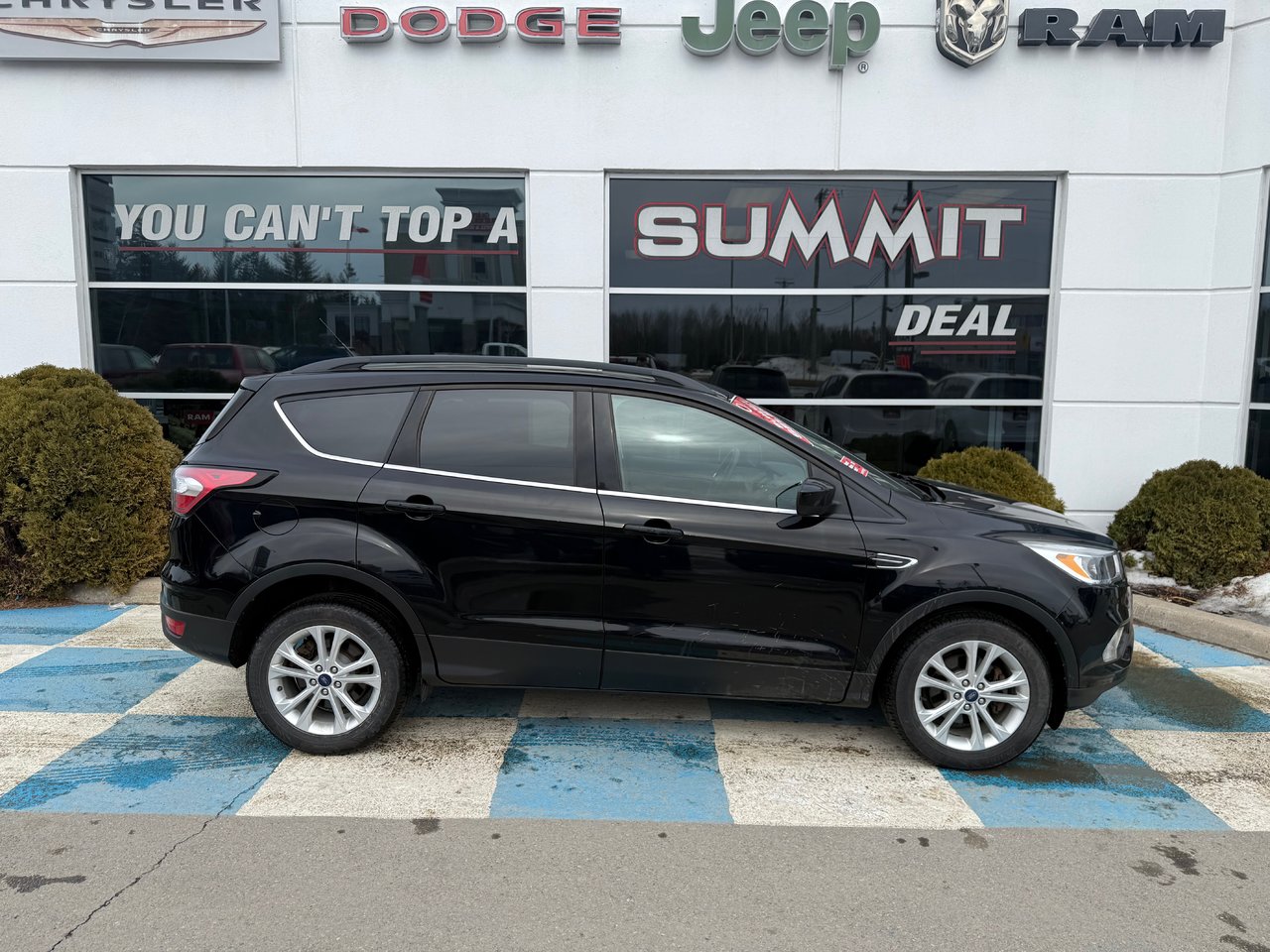 Black 2018 Ford Escape SUV / Crossover Front-Wheel Drive