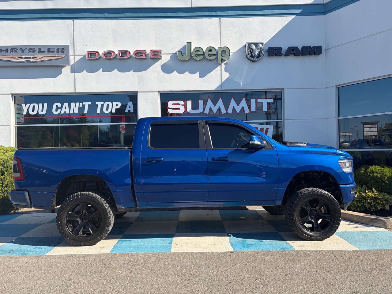BLUE STREAK,CLOTH BL 2019 RAM 1500 Pickup Truck Automatic