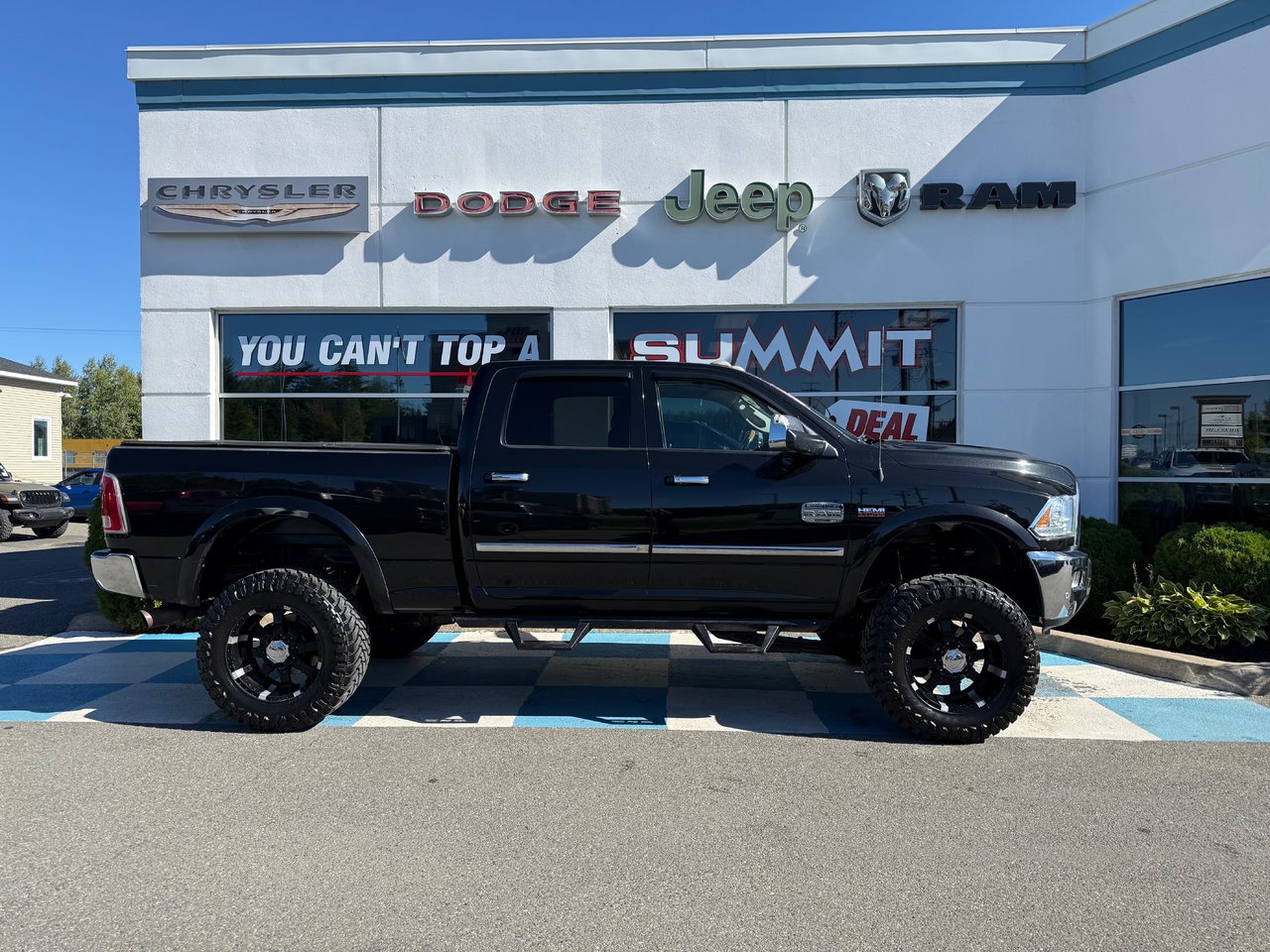 Black 2016 RAM 2500 Pickup Truck Four-Wheel Drive Automatic
