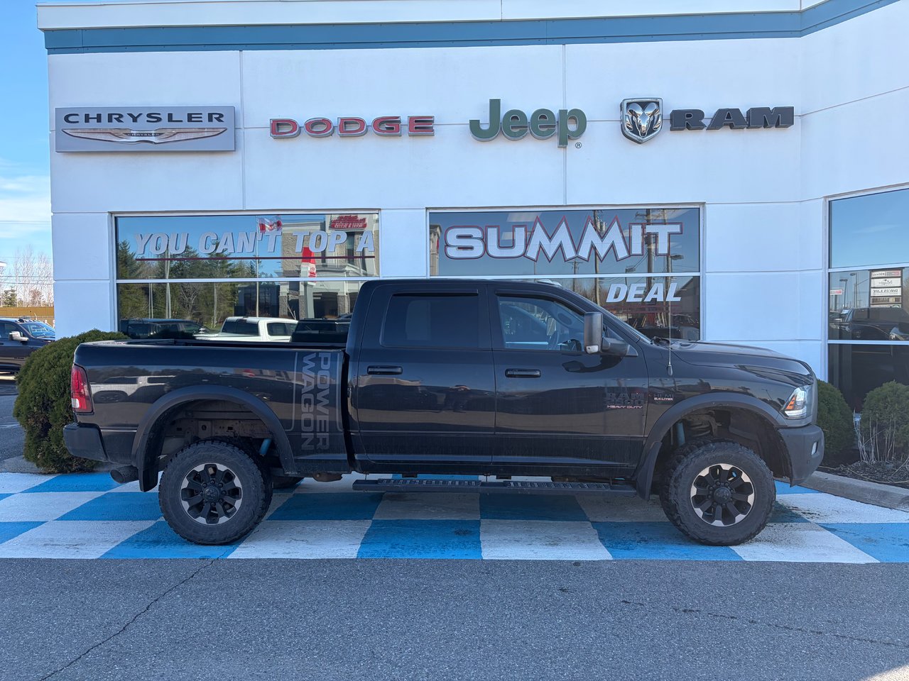 Black 2017 RAM 2500 Pickup Truck Four-Wheel Drive Automatic