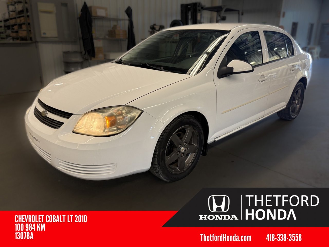 White 2010 Chevrolet Cobalt Sedan Front-Wheel Drive Automatic