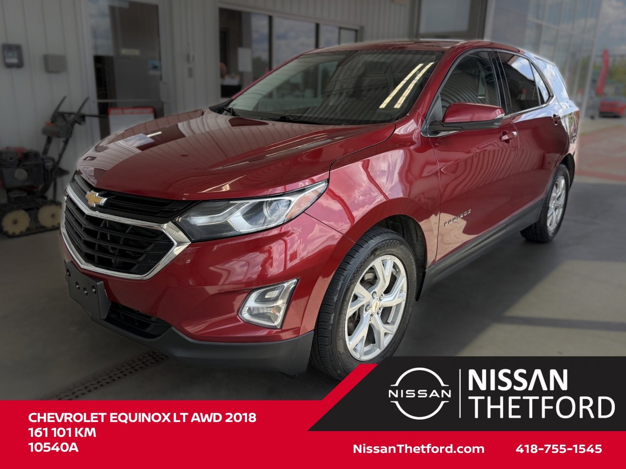 Red 2018 Chevrolet Equinox SUV / Crossover Four-Wheel Drive Automatic