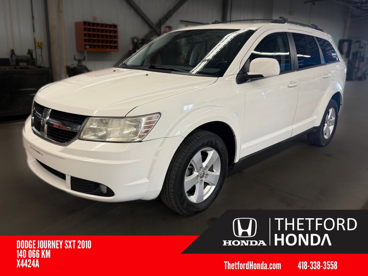 White 2010 Dodge Journey SUV / Crossover Front-Wheel Drive Automatic