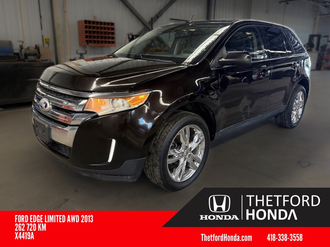Black 2013 Ford Edge SUV / Crossover All-Wheel Drive Automatic