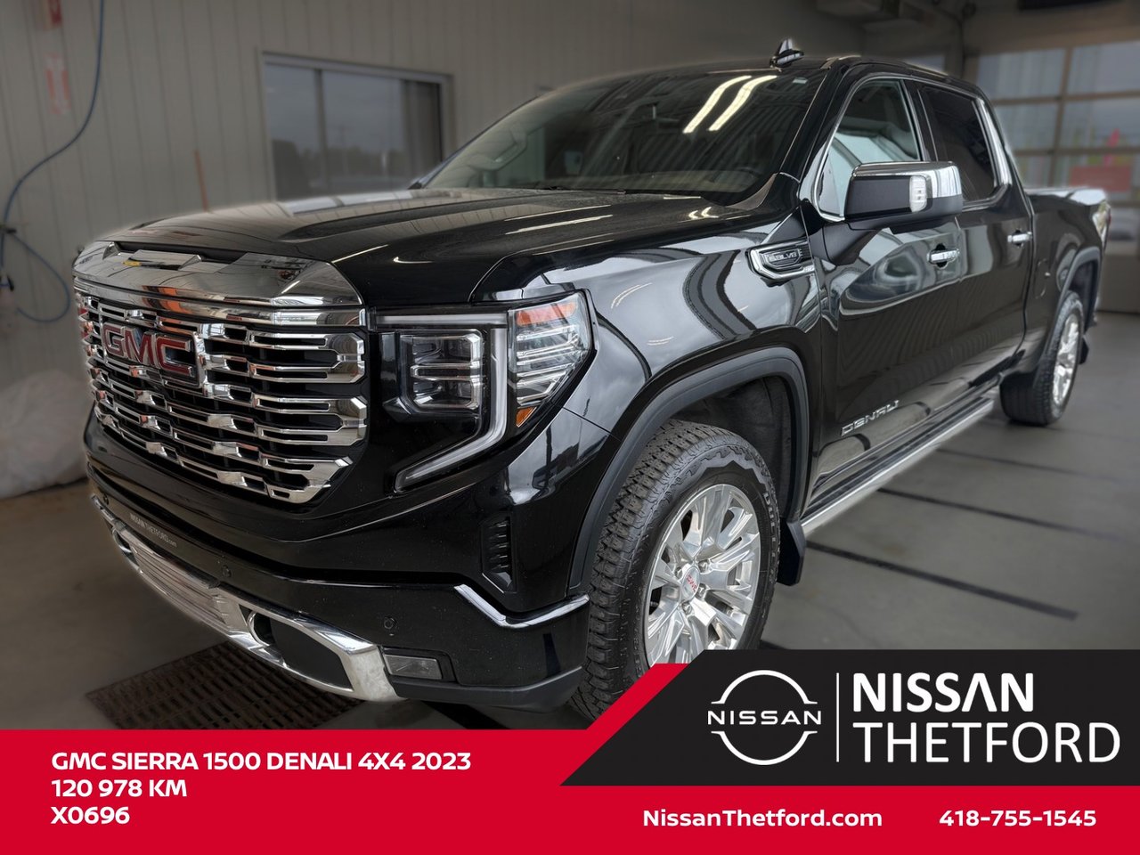 Black 2023 GMC Sierra 1500 Pickup Truck Four-Wheel Drive Automatic