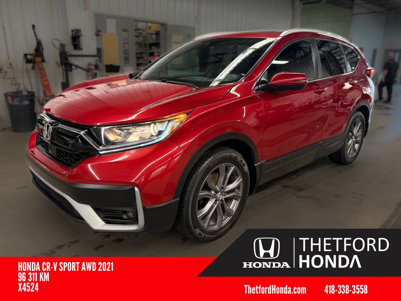 Red 2021 Honda CR-V SUV / Crossover  Continuously Variable Transmission
