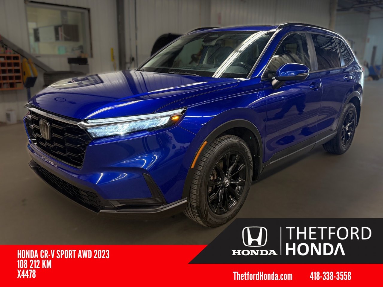 Blue 2023 Honda CR-V SUV / Crossover  Continuously Variable Transmission