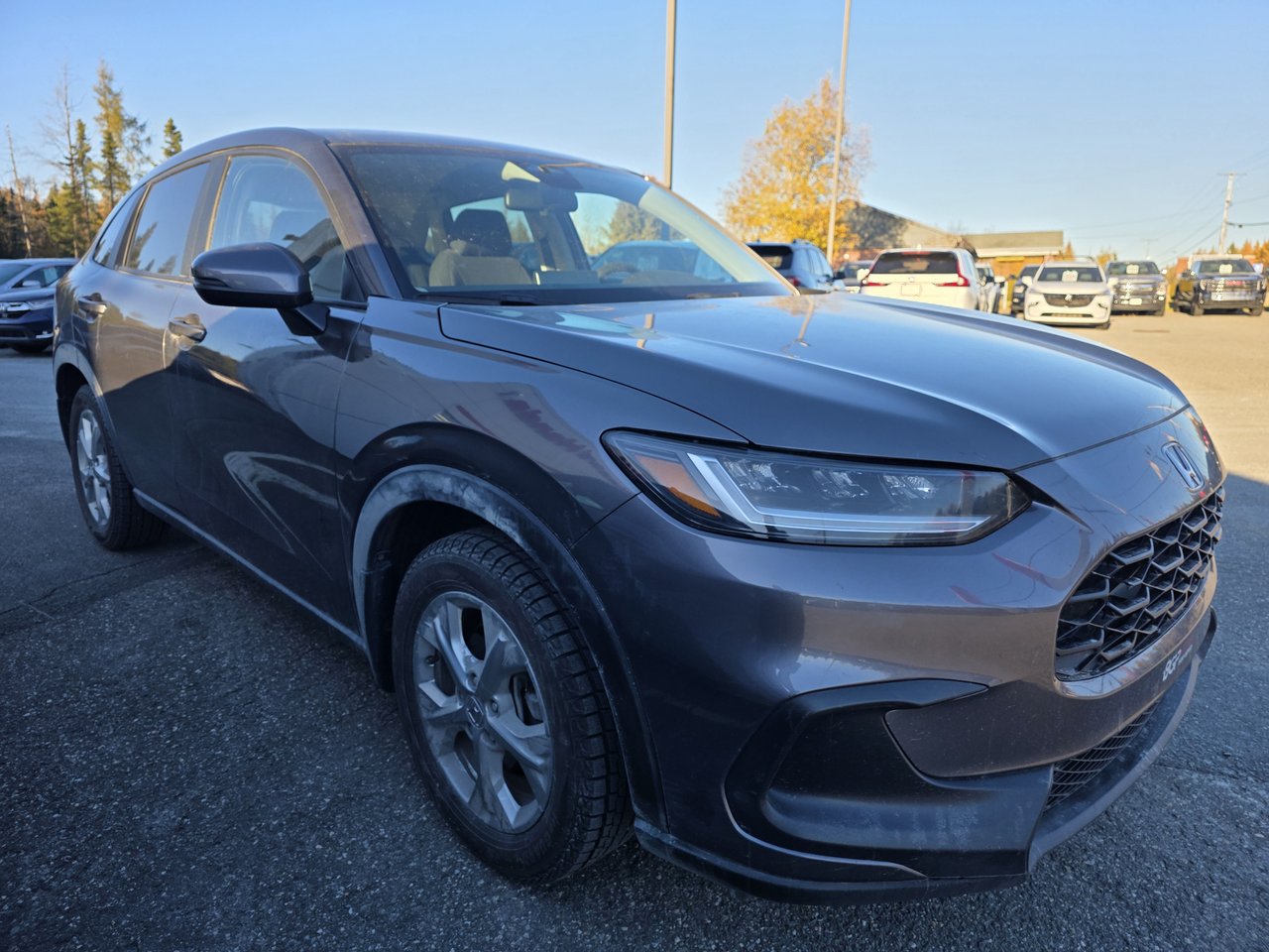 Gray 2024 Honda HR-V SUV / Crossover  Continuously Variable Transmission