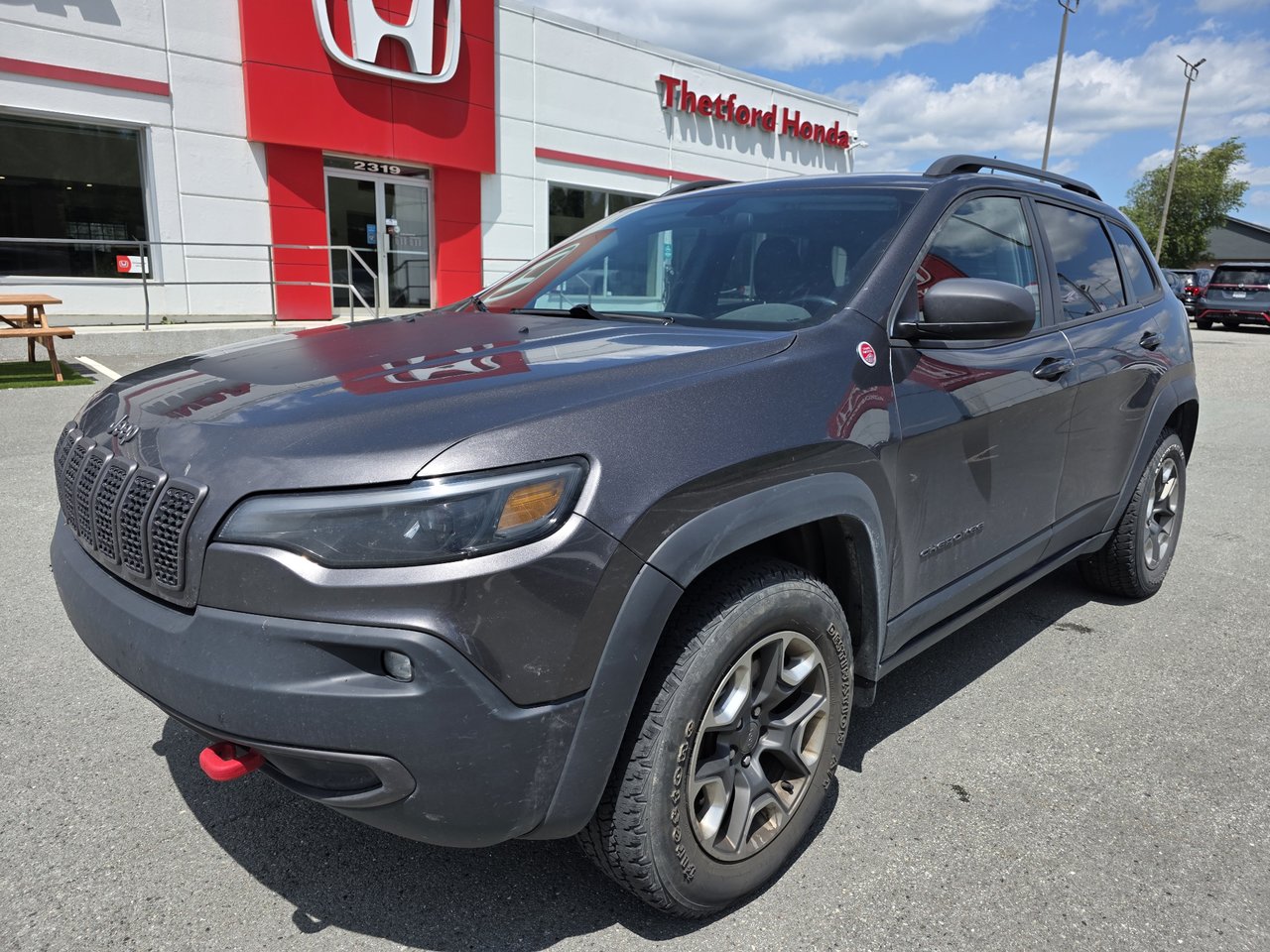 Gray 2019 Jeep Cherokee SUV / Crossover Four-Wheel Drive Automatic