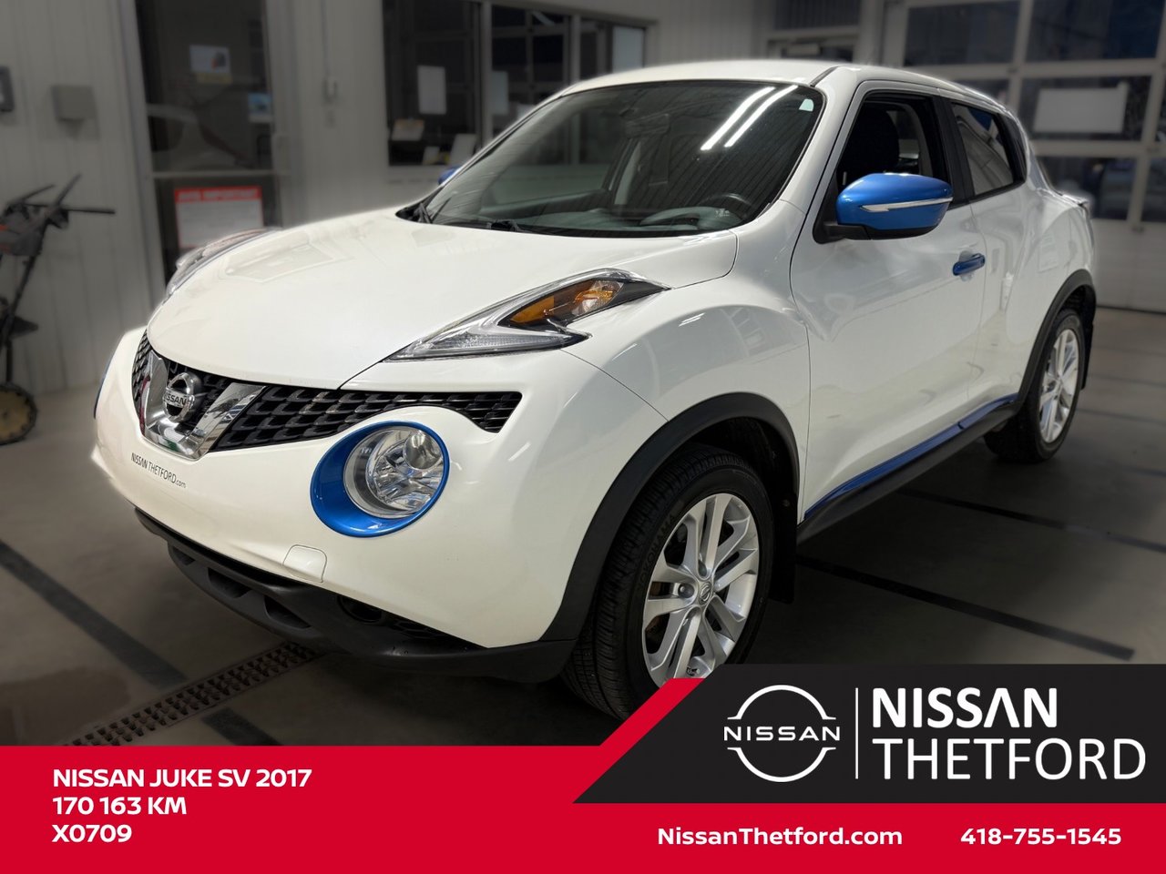White 2017 Nissan Juke SUV / Crossover Front-Wheel Drive Continuously Variable Transmission