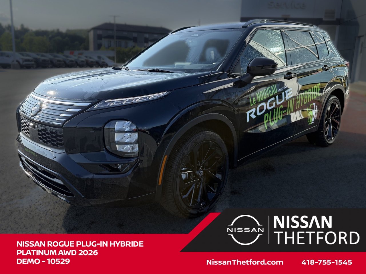 Cosmic Black 2026 Nissan Rogue Plug-In Hybrid SUV / Crossover All-Wheel Drive Automatic