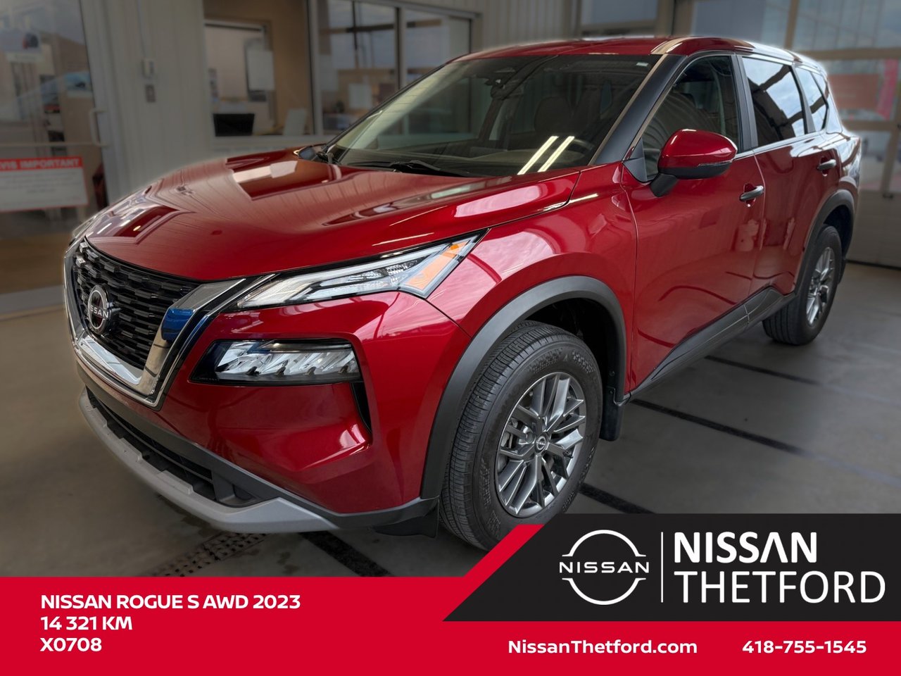 Red 2023 Nissan Rogue SUV / Crossover All-Wheel Drive Continuously Variable Transmission