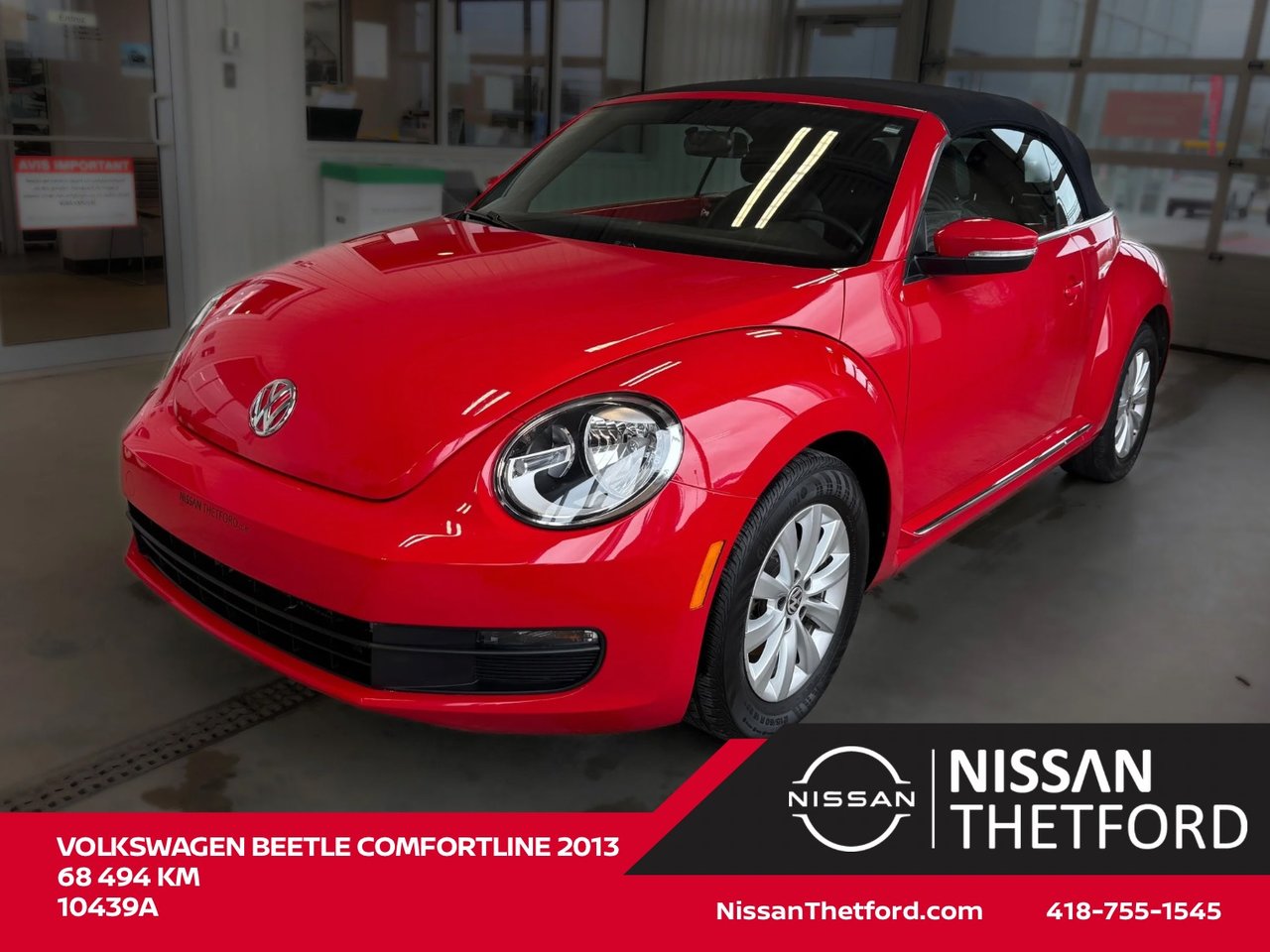 2013 Volkswagen Beetle Comfortline Convertible
