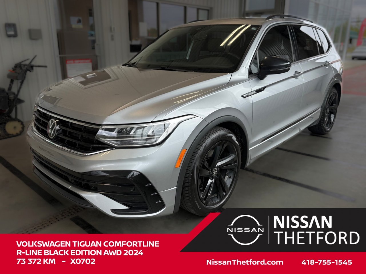 Silver 2024 Volkswagen Tiguan SUV / Crossover  Automatic