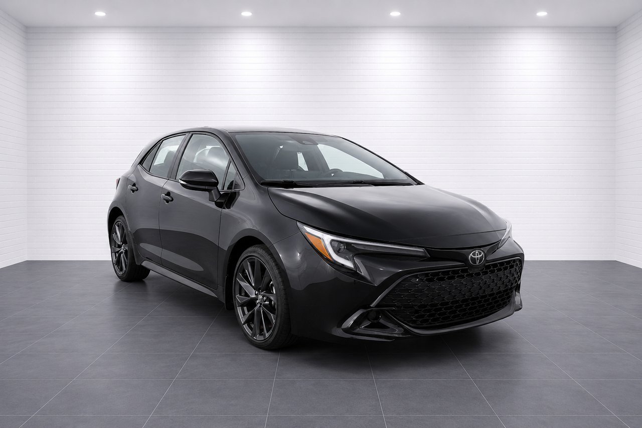 Black 2023 Toyota Corolla Hatchback SE Upgrade FWD Hatchback  Automatic