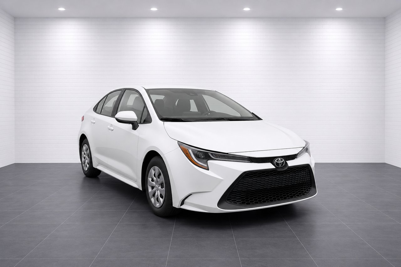 White 2022 Toyota Corolla L FWD Sedan Front-Wheel Drive Automatic