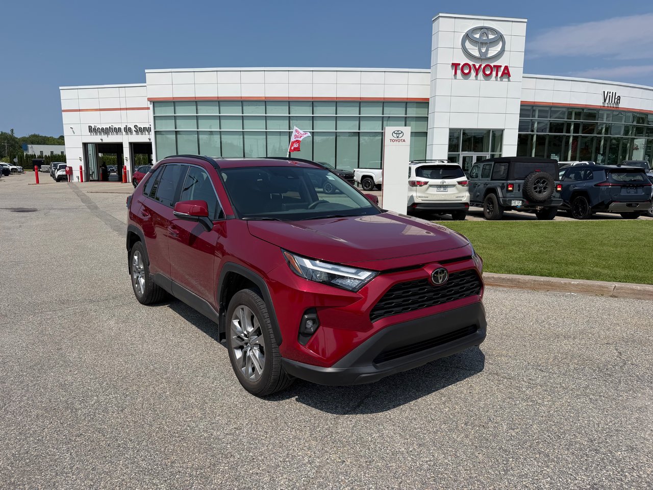 Red 2024 Toyota RAV4 SUV / Crossover All-Wheel Drive Automatic