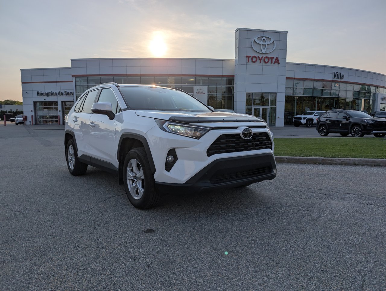 White 2021 Toyota RAV4 SUV / Crossover All-Wheel Drive Automatic