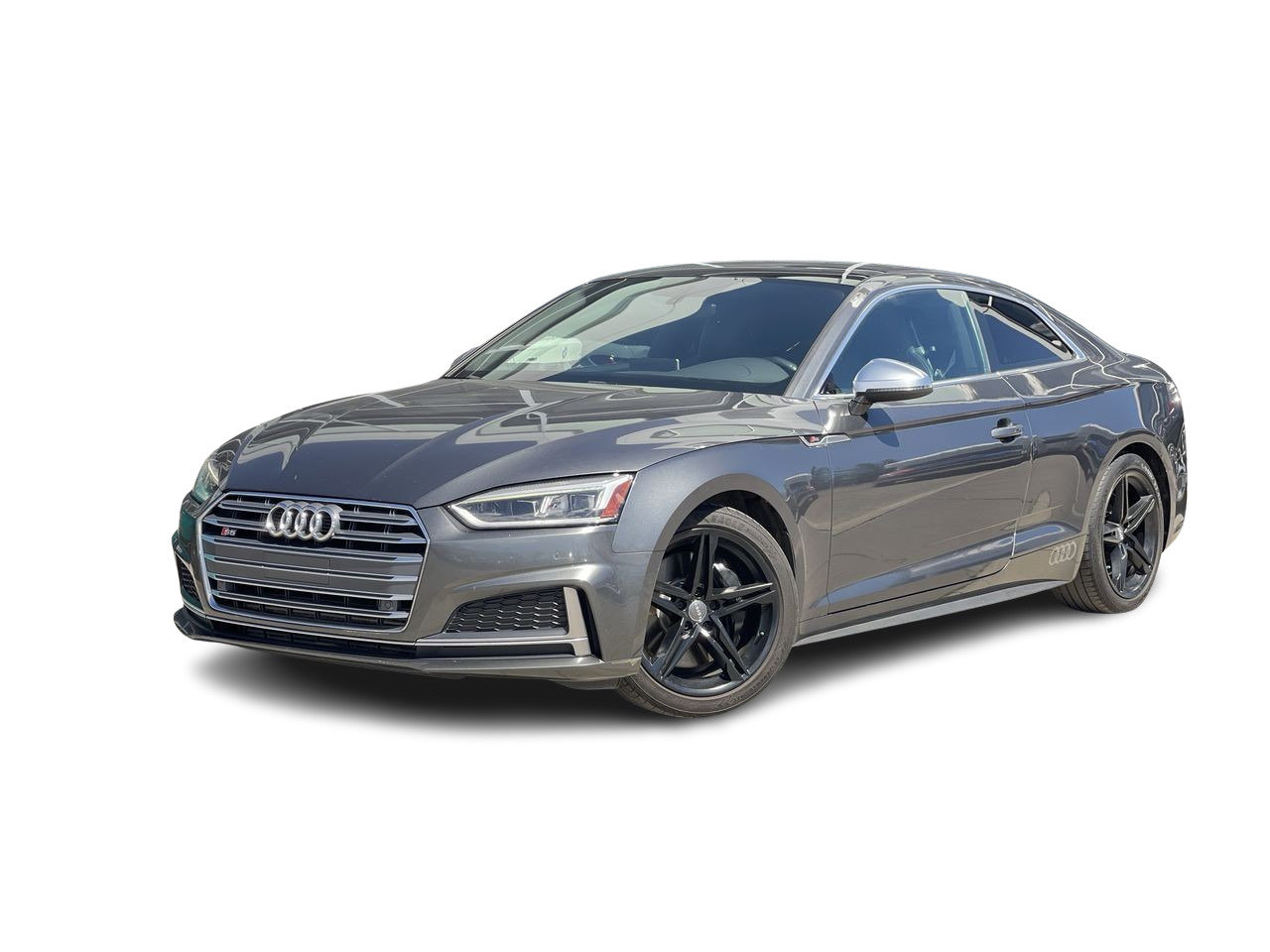 Gray (Manhattan Grey Met) 2018 Audi S5 Coupe All-Wheel Drive Automatic