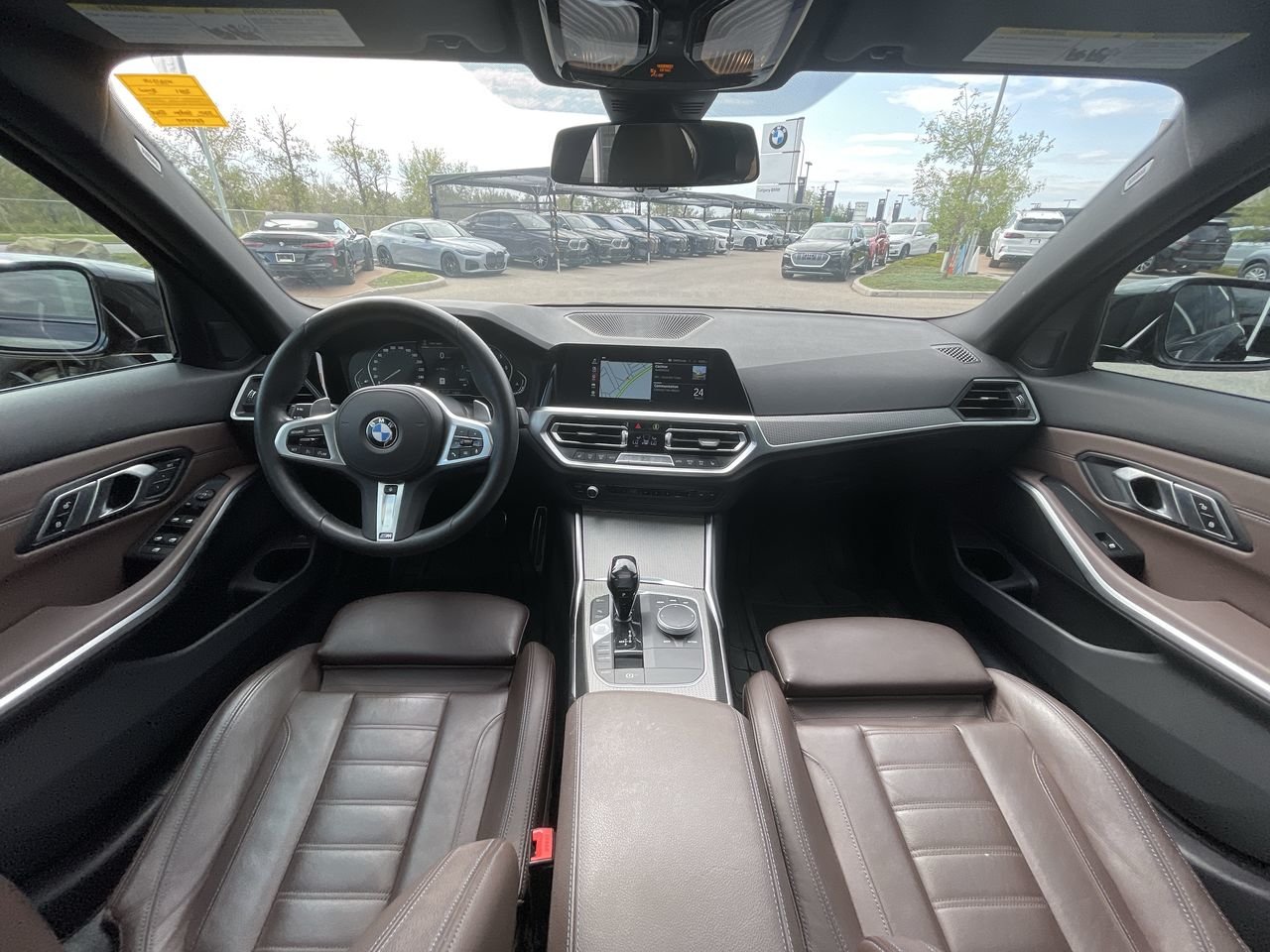 Certified Used 2021 Black Sapphire Metallic BMW 330i xDrive image 29