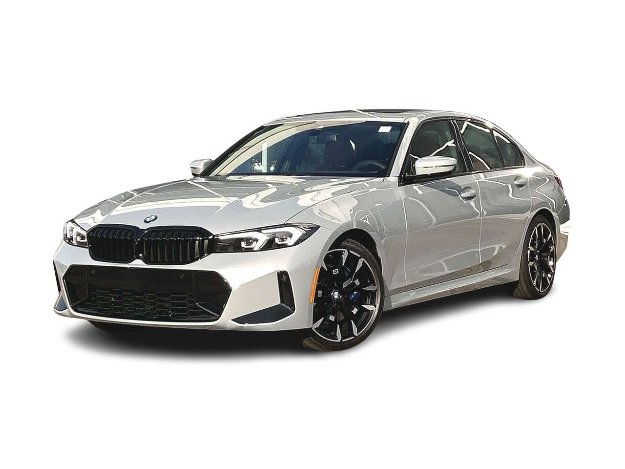 Gray (Brooklyn Grey Metallic) 2026 BMW 3 Series Sedan All-Wheel Drive Automatic