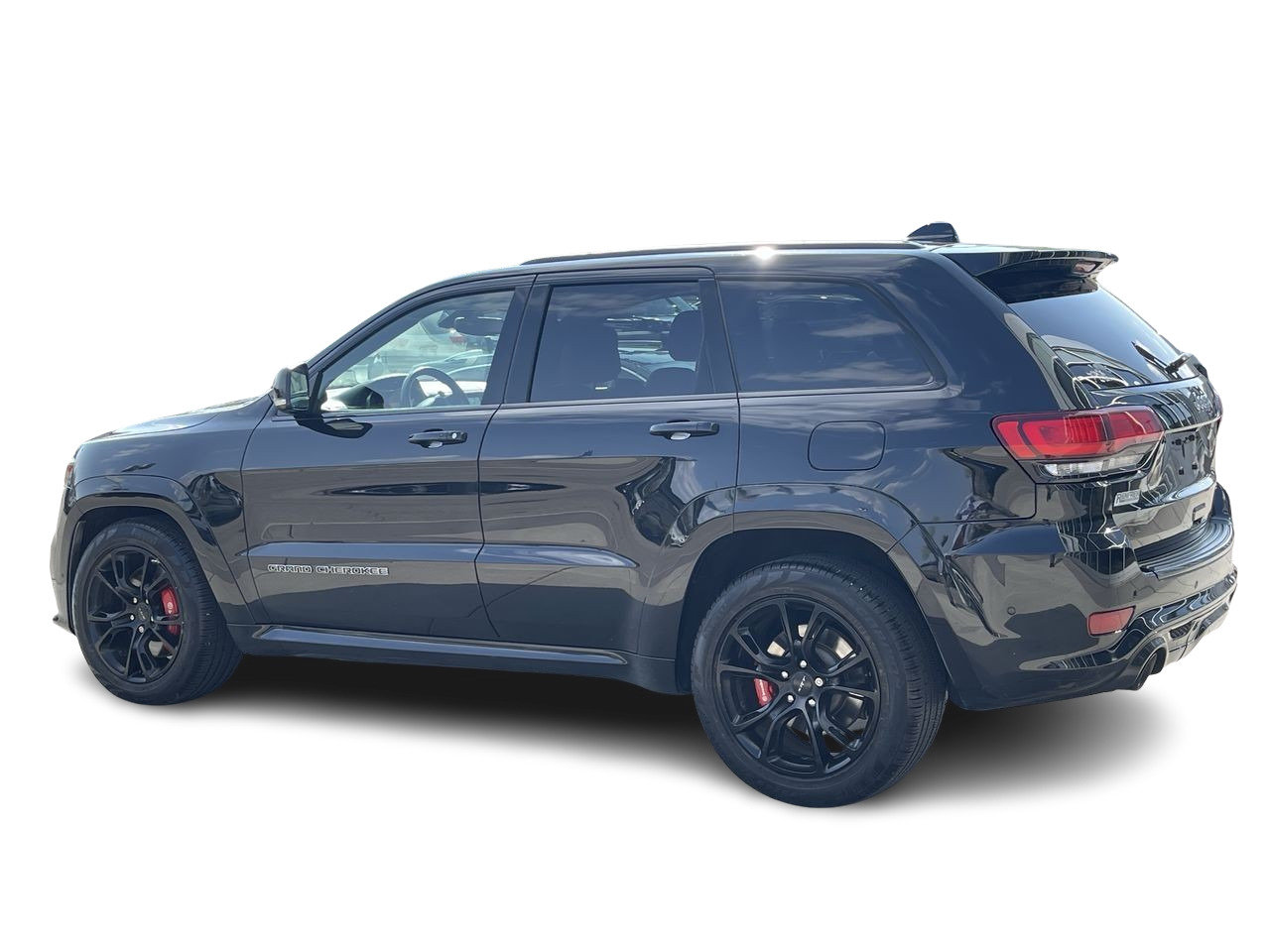 Used 2017 Diamond Black Crystal Pearl Jeep SRT image 7